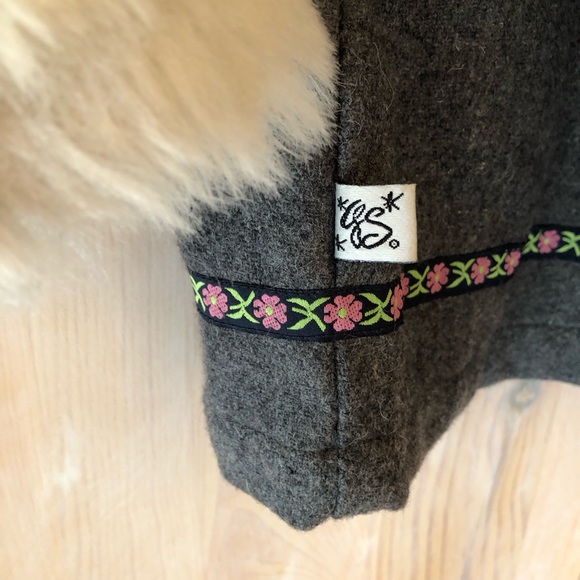 NWOT Girl Star wool blend jacket. - Picture 5 of 11